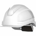 Product Image of Ceros XP250E Short Brim Non-Vented Hard Hat, 6PT Ratcheting Suspension, Type 1 Class E, White, 16-13001