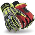 Product Image of Rig Lizard 2028X Cut & Puncture Resistant Gloves, Synthetic Leather Palm Coating, Red/Gray, Large, 2028X-L (9)