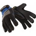 Product Image of Chrome Series 4018 Cut & Puncture Resistant Gloves, SuperFabric & Black/Blue, Large, 4018-L (9)