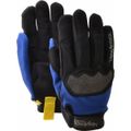 Product Image of Chrome Series 4018 Cut & Puncture Resistant Gloves, SuperFabric & Black/Blue, Medium, 4018-M (8)