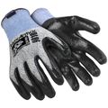Product Image of 9000 Series 9010 Cut & Puncture Resistant Gloves, SuperFabric & Flat Nitrile Palm Coating, Black/Blue/Gray, XL, 9010-XL (10)