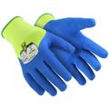Product Image of PointSleeves Ultra 9032 Cut & Puncture Resistant Gloves, SuperFabric & Sandy Nitrile 3/4-Dip Palm Coating, Hi-Vis Yellow, Large, 9032-L (9)