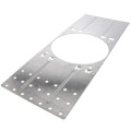1-1/4"-3" Corrugated Metal Deck Plate for #3 Firestop Sleeve & #4 Hollow Sleeve