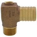 Product Image of 3/4" MPT x 1" Insert - 1/4" Tapped Male Hydrant Elbow (Lead Free)