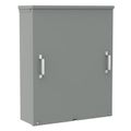 Product Image of 24" Wide, 24" High, 12" Deep, Drip Shield, Screw Cover, Steel Electrical Enclosure, Nema 3R