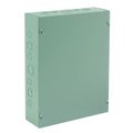Product Image of 6" Wide, 6" High, 4" Deep, Screw Cover, Steel Electrical Enclosure, w/ 6 Knockouts, Nema 1