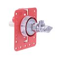 Product Image of 1/2" CPVC x 3/8" Compression Fixture Fire-Rated Outlet Box Assembly with 1/4 Turn Angle Supply Valve