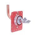 Product Image of 1/2" Copper x 1/4" Compression Fixture Fire-Rated Outlet Box Assembly with 1/4 Turn Angle Supply Valve