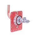 Product Image of 1/2" Copper x 3/8" Compression Fixture Fire-Rated Outlet Box Assembly with 1/4 Turn Angle Supply Valve