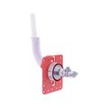 Product Image of 1/2" PEX-A x 1/4" Compression Fixture Fire-Rated Outlet Box Assembly with 1/4 Turn Angle Supply Valve