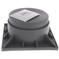 Product Image of 3" Two Piece Heat Pump Riser (Gray)