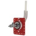 Product Image of 1/2" PEX-A x 1/4" Compression Fixture Fire-Rated Outlet Box Assembly with 1/4 Turn Angle Supply Valve