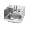 16" Wall Mount Hand Sink w/ Side Splashes