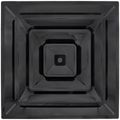 Product Image of 3-Cone Black Supply Grille w/ Pre-Molded 10" Boot & Insulated Back (2' x 2')