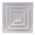 Product Image of 3-Cone Supply Grille w/ Pre-Molded 10" Boot & Insulated Back (2' x 2')