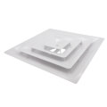Product Image of 3-Cone Supply Grille w/ Pre-Molded 8" Boot (2' x 2')