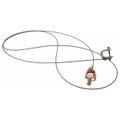 Product Image of 19 AWG, 10 Ft Flex Steel Cable w/ Alligator Clip & C Clamp, GCSP-AC-10