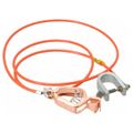 Product Image of 19 AWG, 5 Ft Insulated Steel Cable w/ Alligator Clip & C Clamp, GCSI-AC-05