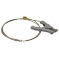 Product Image of 19 AWG, 5 Ft Flex Steel Cable w/Hand Clamp & 1/4" Terminal, GCSP-HE-05