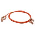 Product Image of 19 AWG, 10 Ft Insulated Steel Cable w/ 2 Alligator clips, GCSI-AA-10