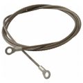 Product Image of 19 AWG, 5 Ft Flex Steel Cable w/ 2 1/4" Terminals, GCSP-EE-05