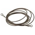 Product Image of 19 AWG, 10 Ft Flex Steel Cable w/ 2 1/4" Terminals, GCSP-EE-10