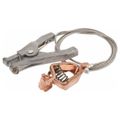 Product Image of 19 AWG, 5 Ft Flex Steel Cable w/ Hand Clamp & Alligator Clip, GCSP-AH-05