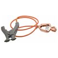 Product Image of 19 AWG, 3 Ft Insulated Steel Cable w/ Hand Clamp & Alligator Clip, GCSI-AH-03
