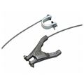 Product Image of 19 AWG, 3 Ft Insulated Steel Cable w/Hand Clamp & C Clamp, GCSI-HC-03
