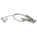 Product Image of 19 AWG, 3 Ft Flex Steel Cable w/ Hand Clamp & C Clamp, GCSP-HC-03