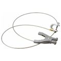 Product Image of 19 AWG, 5 Ft Flex Steel Cable w/ Hand Clamp & C Clamp, GCSP-HC-05