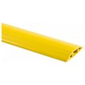Product Image of 25' PVC Floor Cable Cover, 1 Channel, 3/4" Max Cable, Yellow, FT4Y25