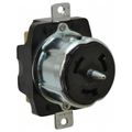 Product Image of 480 VAC, 50A, Self Grounding Receptacle, Black, CS8169