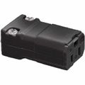 Product Image of 2P 3 Wire 15A Industrial Straight Blade Connector, 5-15R, 125 VAC, Black, HBL5969VBLK