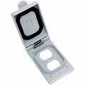 Product Image of 1-Gang, 1 Duplex Opening Weatherproof Cover, Standard Size, Gray, CWP8CR