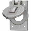 Product Image of 1 Gang Aluminum Weather proof Box Cover for FS/FD Box, HBL7420