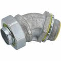 Product Image of 3/4" Malleable Iron 45° Insulated Liquid-Tight Connector, 3563