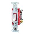 Product Image of General Purpose AC PRO Series Toggle Switch, 3-Way, 20A 120/277V AC, Back and Side Wired (White), 1223W-HUBBELL