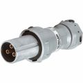 Product Image of Interlocked Hazardous Location Plug, 60A 600V AC, 3-Pole 2-Wire Grounding, HBLVP6385