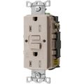 Product Image of 15A, 125v Straight Blade Commercial Duplex Receptacle, Self-Grounding, Light Almond, GFTWRST15LA
