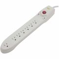 Product Image of 7 Outlets, 15A, 125v Surge Power Outlet Strip, Direct Plug-In, 6' Cord, HBL7PS1050A