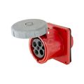 Product Image of Female Pin & Sleeve Receptacle, 100A 3-Phase Delta 480V AC, 3-Pole, Red, HBL4100R7W