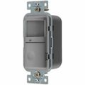 Product Image of Infrared Occupancy or Vacancy Motion Sensing Wall Switch, 1200 Sq. Ft, Manual Delay, Gray, WS2000GY