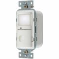 Product Image of Infrared Occupancy Motion Sensing Wall Switch, 1200 Sq. Ft, Manual Delay, White, WS1000W