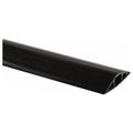 Product Image of 25' PVC Floor Cable Cover, 1 Channel, 3/4" Max Cable, Black, FT4BK25