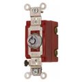 Product Image of 120 to 277 VAC, 1 Pole, SPST, 6 Tumbler Barrel Key Switch, Chrome, HBL1221RKL