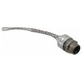 Product Image of 1" MNPT 0.625 to 0.75" Aluminum Liquid Tight Straight Strain Relief Cord Grip, 7401021