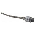 Product Image of 1" MNPT 0.75 to 0.875" Aluminum Liquid Tight Straight Strain Relief Cord Grip, 7401023