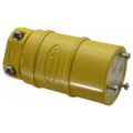 Product Image of 2P 3 Wire 15A Commercial Straight Blade Connector, Dust Tight, 5-15R, 125 VAC, Yellow, HBL1547