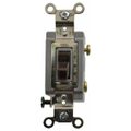 Product Image of 1 Pole, 120 to 277 VAC, 15 Amp, Industrial Grade Toggle Wall Switch, Brown, HBL1201
